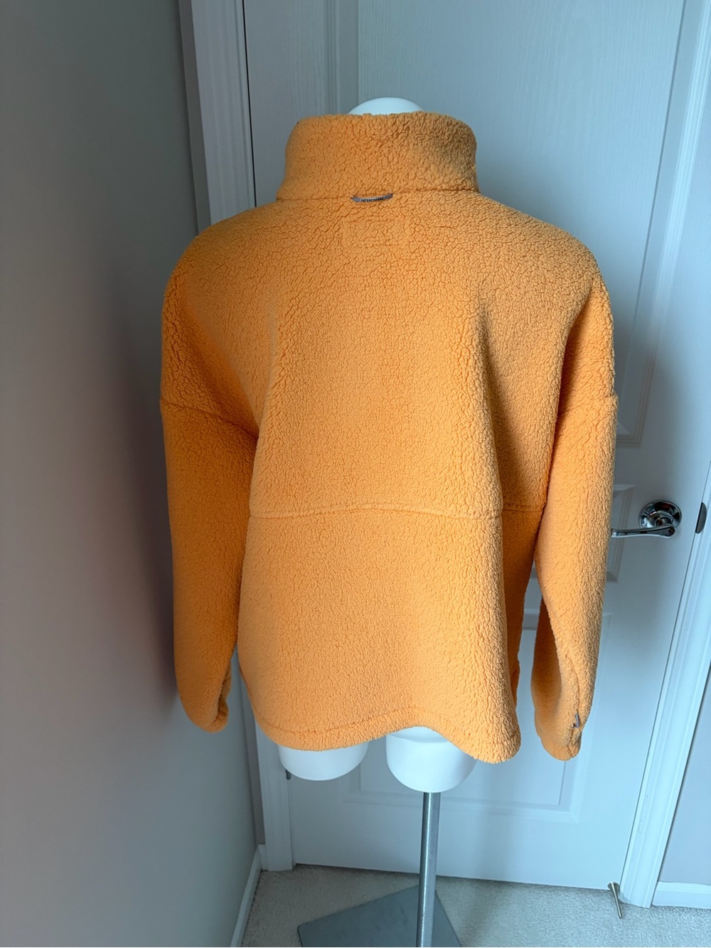 Columbia 3 in 1 Aqua Shell Jacket with Orange Sherpa Fleece Liner - Picture 4 of 7